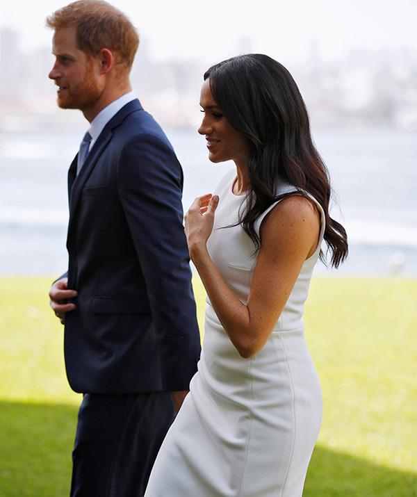 **October 2018: Baby on board!**
<br><br>
What could be better than a royal wedding? A baby announcement, it seems! Mere hours after touching down in Australia to commence their royal tour Down Under, [Meghan and Harry announced that they were expecting a baby together](https://www.nowtolove.com.au/royals/british-royal-family/meghan-markle-pregnant-51548|target="_blank") - what a time to be alive!