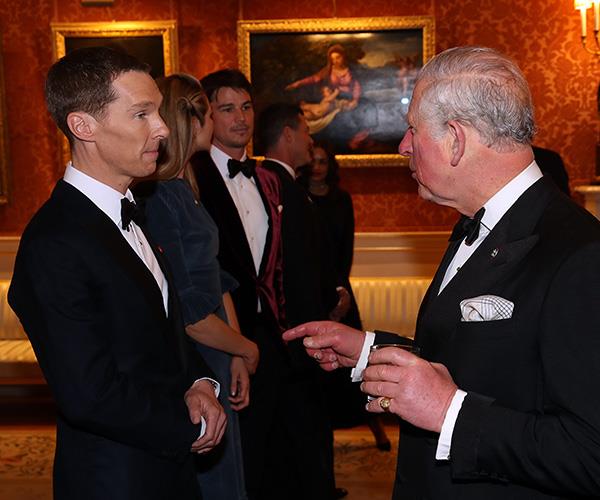*Sherlock* star Benedict Cumberbatch actor is one of the Prince's Trust's international ambassadors.