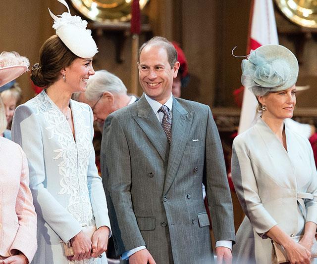 Sophie's husband Prince Edward also gets on famously with Kate.