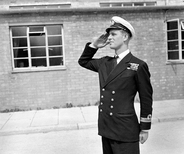 And finally, The Queen's husband Prince Phillip was a very handsome military man back in his heyday.