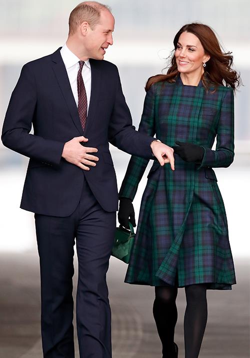 And 2019 is off to a good start! Kate stepped out in a green Alexander McQueen tartan coat in January 2019 during a visit to Dundee. Long live the royal tartan craze!