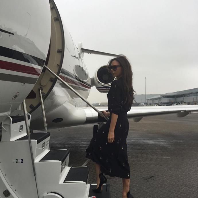 Even our wildest dreams couldn't come up with a lifestyle like Victoria's... *(Image: Instagram @victoriabeckham)*