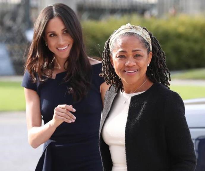 It is understood Doria Ragland will fly to be by Meghan's side for the birth of the royal baby. *(Image: Getty)*