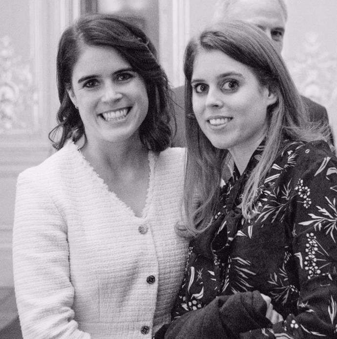 Sarah shared a sweet picture of her two daughters on National Siblings Day. *(Image: Twitter / @sarahtheduchess)*