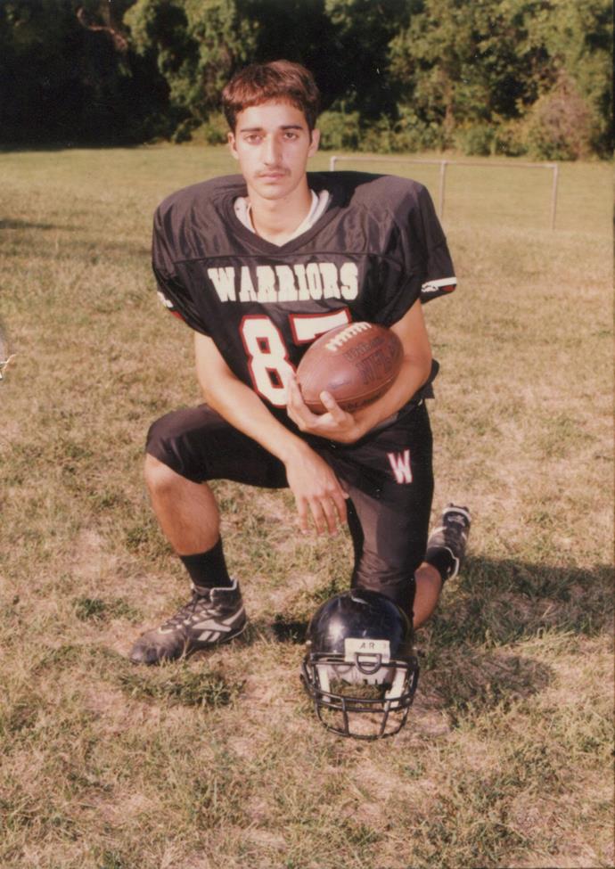 Syed played on his high school's football team. *(Image: HBO)*