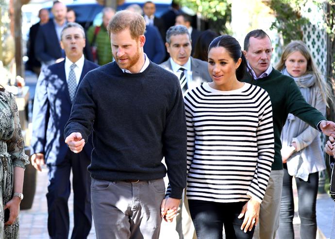 Meghan and Harry launched their own Instagram account in what seems to be a bid to separate themselves as their own family unit within the royal family. *(Image: Getty)*