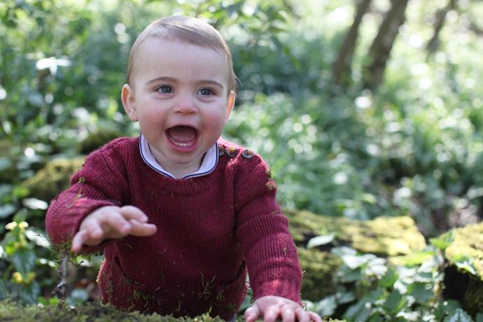 Each of the new photos were taken by Louis' doting mum, Kate. *(Image: AAP / credit: The Duchess of Cambridge)*