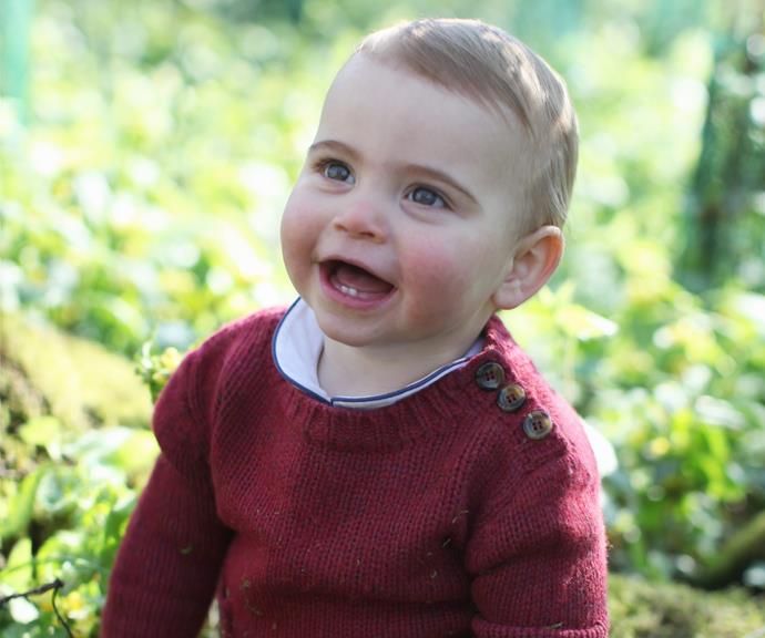 The brand-new pictures were taken by Louis' doting mum, Kate. *(Image: AAP / credit: The Duchess of Cambridge)*