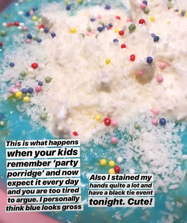 The mum-of-two explained the trick was easy and was a hit with her kids. *(Image: @zotheysay/ Instagram)*