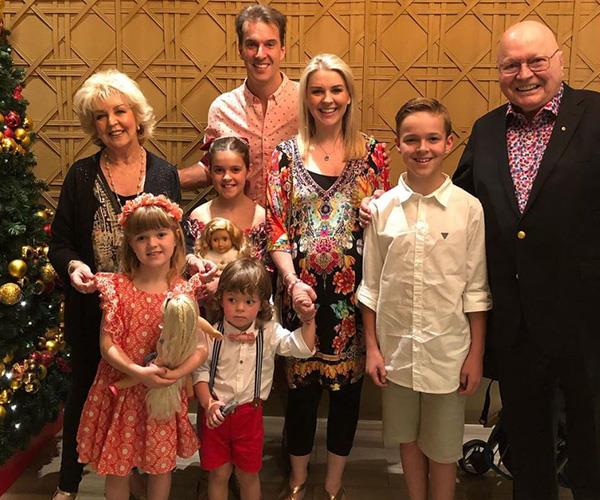 At their core, Bert and Patti were all about their beautiful family and loved to dote on their six grandchildren. *(Image: Instagram @pattinewtonofficial)*