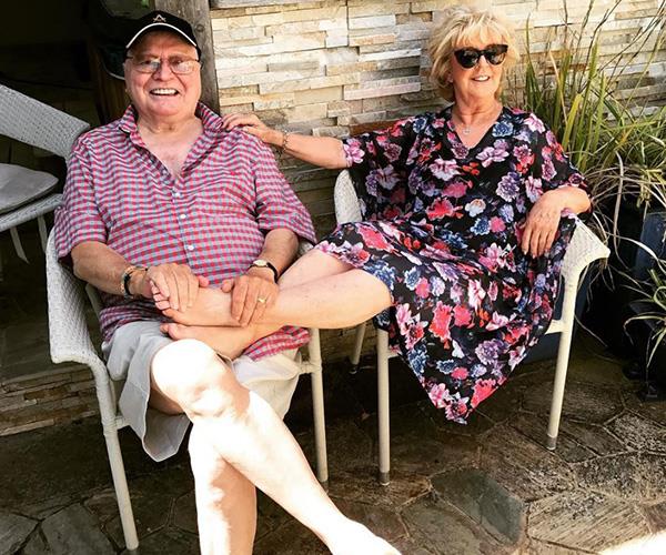 Even after so long together, Bert and Patti seemed as happy as newlyweds. *(Image: Instagram @pattinewtonofficial)*