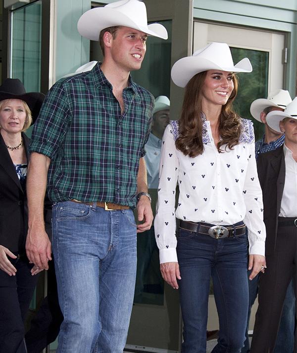 William and Kate give new meaning to Western chic. *(Image: Getty)*