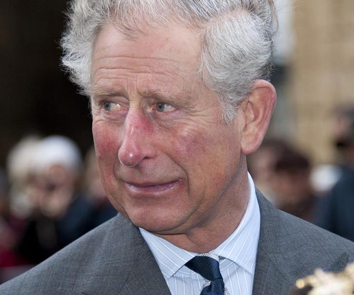 Prince Charles looks like he's nervous to see his more feminine side. *(Image: Getty Images)*