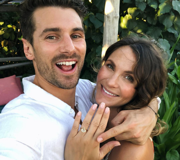 Matty popped the question to Laura in Fiji back in early May.