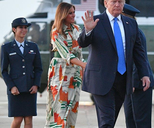 Was Melania making a point?