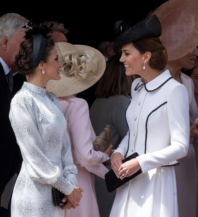 The two royals looked effortlessly stunning.