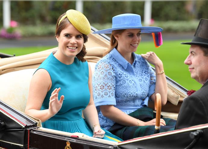 Beatrice and Eugenie looked stunning at Royal Ascot earlier in June.