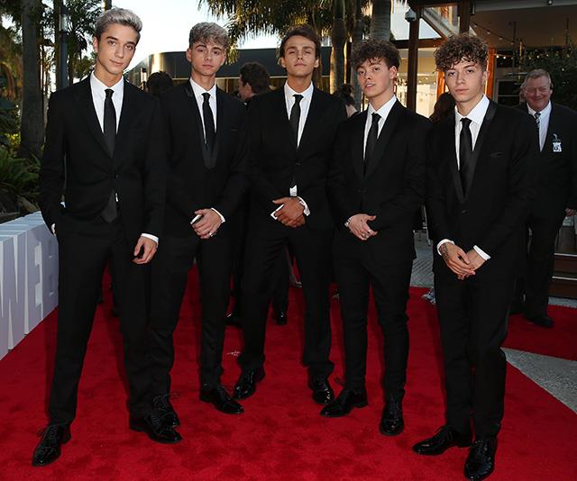 And the members of Why Don't We have suited up - they're looking sharp! Speaking to TV WEEK on the red carpet they gushed about their Australian fans. "We're young guys and we like girls and there are a lot of fans that happen to be girls so it's a good time," they admitted. "It seems like people here are more laid-back and more chill which is fun to be around."