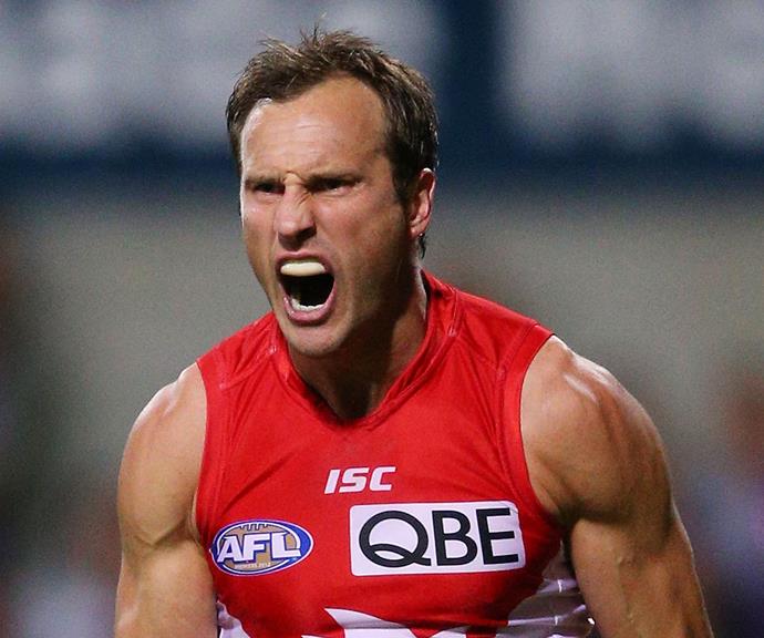 **JUDE BOLTON**
<br><br>
Footy fans worship Jude Bolton - the former AFL player was one of the Sydney Swans' most celebrated stars between 1999 and 2013. 
<br><br>
After retirement, he had a stint on *Dancing With The Stars*, even competing against his wife Lynette.
<br><br>
While he didn't take out the top spot, we love that Jude is giving dancing another shot.