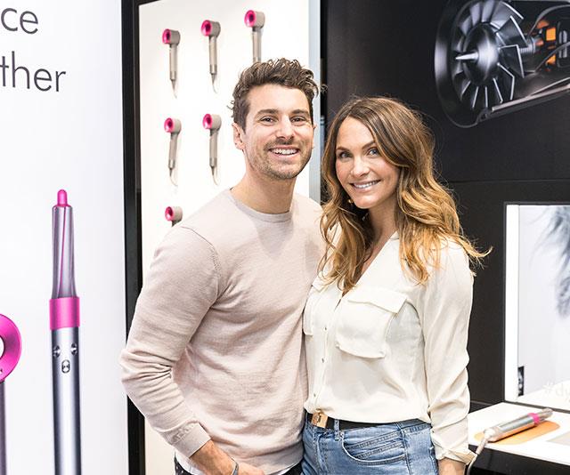 Matty J and Laura are couple goals at Dyson's Beauty Lab.