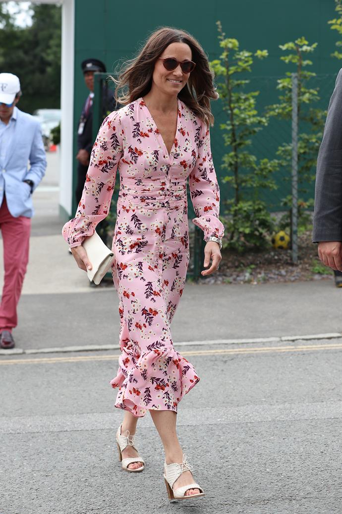 Pippa's summery style was all kinds of chic.