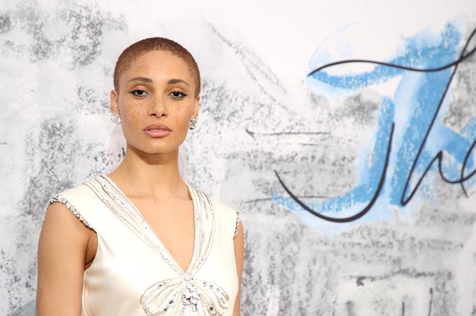 **Adwoa Aboah**
<br><br>
Mixed race model Adwoa Aboah, 27, is an advocate for mental health, having worked with iconic company Barbie in a striking campaign to encourage people to rethink the way beauty is perceived, as well as celebrating diversity. 
<br><br>
 This also isn't her first time on the cover of British *Vogue*, the stunning British model appeared on the December 2017 cover, and was voted Model of the Year for Models.com.
