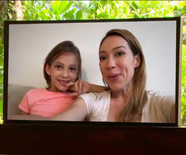 David's wife Pearl and daughter Rei made a cameo on *Survivor*.