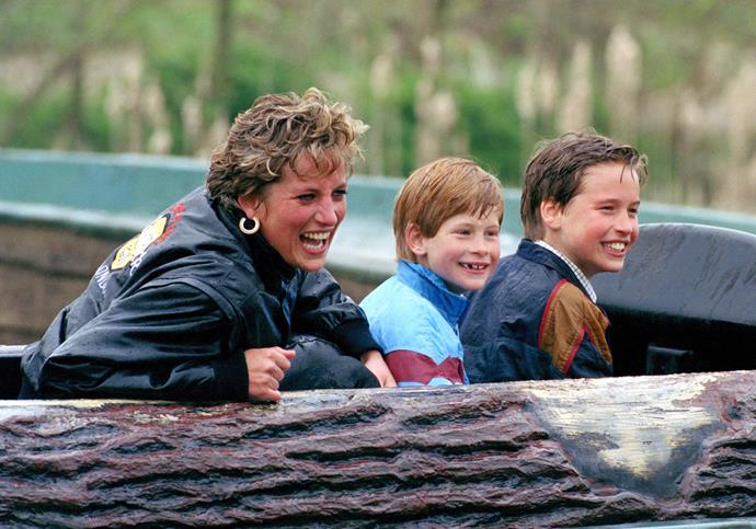 And the same could be said for Princess Diana after seeing this gorgeous image with her own children back in the day...