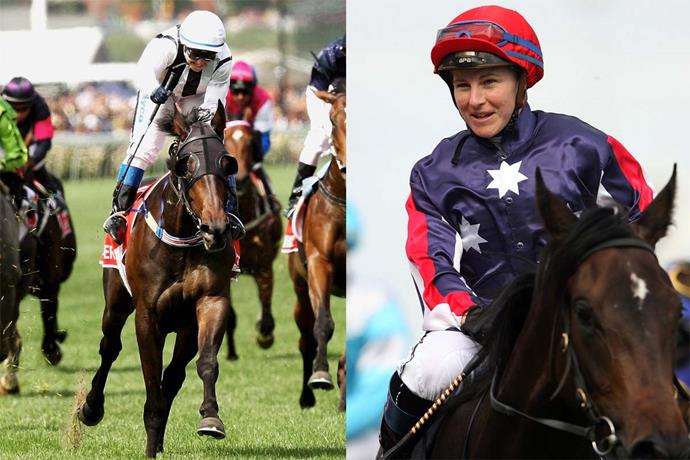 **Clare Lindop** <br><br>
As one of the most celebrated women in Australian racing, Clare Lindop became the first woman to win on AAMI Victoria Derby Day in 2008, and has celebrated over a thousand other victories throughout her two-decade long career. <br><br>
Clare announced her retirement from racing in 2018, 10 years after her big win, and told the [*Sydney Morning Herald*](https://www.smh.com.au/sport/racing/jockey-lindop-calls-time-on-decorated-career-20180306-p4z324.html|target="_blank"|rel="nofollow"): "As those who know me will attest to, I possess a fierce competitive streak and an unrelenting desire to succeed. To go out on a high would be the ultimate end to my riding career." 
<br><br>
This attitude no doubt helped her rise to the top of a mostly male-dominated industry. 
<br><br>
*Images: Getty*