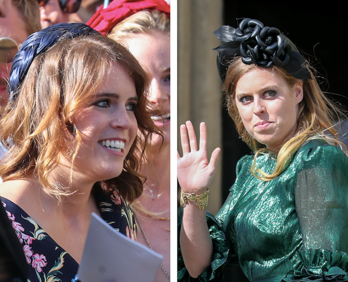 Beatrice and Eugenie looked gorgeous for Ellie's big day.