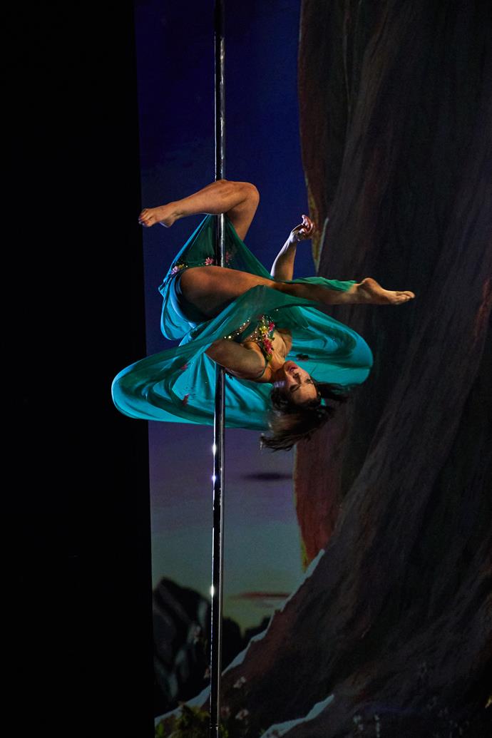 **Kristy Sellars: Pole Performer, 32**
<br><br>
"I've had so many messages saying I've changed the way they view pole performance," Kristy gushes.