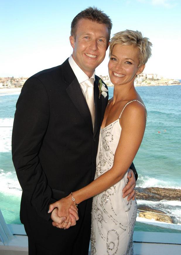 Peter and Jessica pictured on their wedding day in 2004.