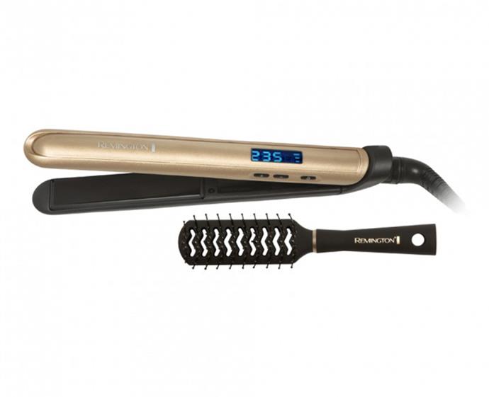 **Remington Luxelife Straightener Pack, $49.95 at [Priceline](https://www.priceline.com.au/remington-luxelife-straightener-pack-gold-1-ea|target="_blank"|rel="nofollow")**
<br><br>
We're obsessing over this ceramic plate straightener. Featuring temperature control, lock and memory, the tool makes everyday styling easier than ever before and gives your hair a frizz-free finish that will have you feeling like you've just stepped out of the salon.