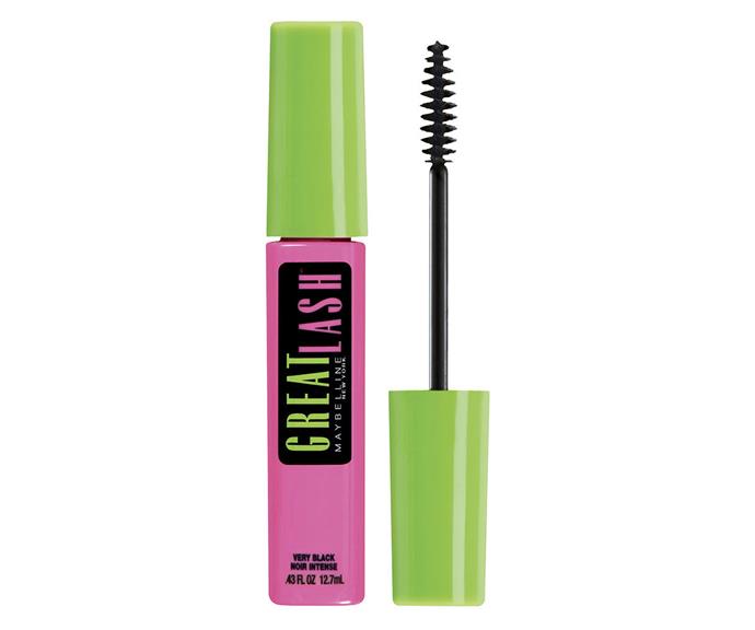 **Maybelline Great Lash Mascara, $13 from the supermarket or chemist.** 
<br><br>
This is a favourite product of Tobi's that she always has in her kit.