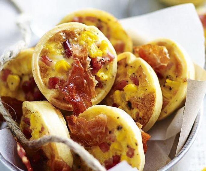 These **mini ham and corn quiches** can even be served up in lunchboxes for the next day. [Get the recipe here.](https://www.womensweeklyfood.com.au/recipes/mini-ham-and-corn-quiches-14370|target="_blank")