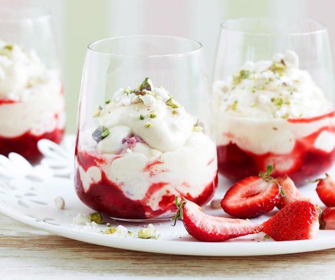 Need a quick and easy dessert? These individual **strawberry eton messes** will do the trick. [Get the recipe here.](https://www.womensweeklyfood.com.au/recipes/strawberry-eton-mess-16741|target="_blank")