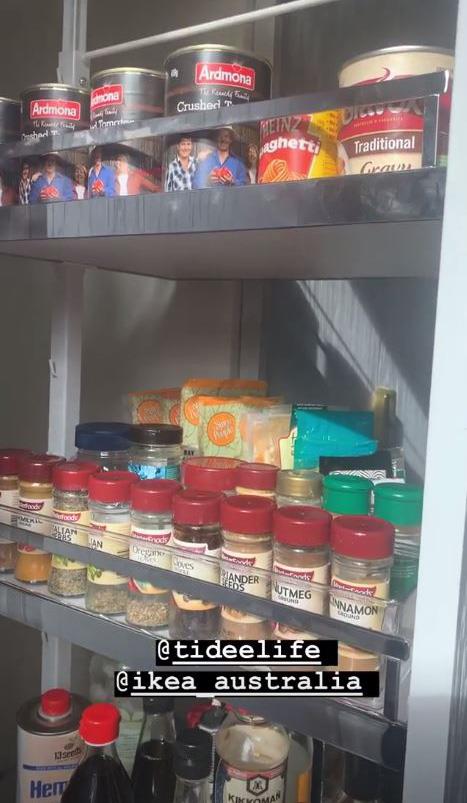 Bec's spice rack makes cooking so much easier.