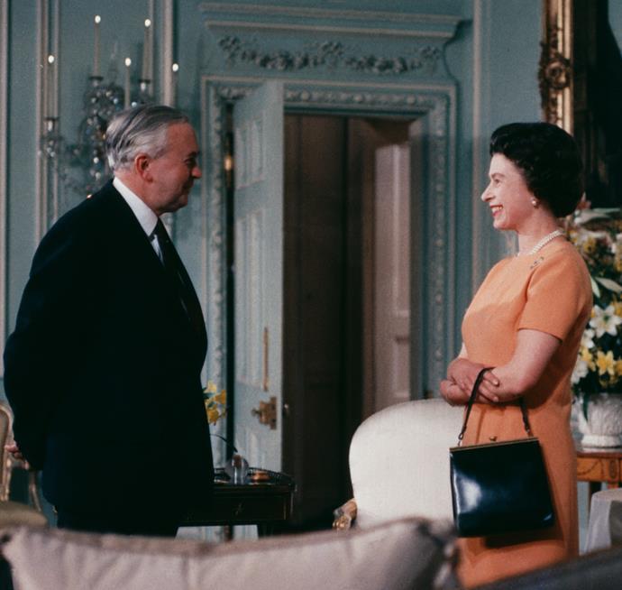 The Queen and Harold Wilson shared an amicable relationship.