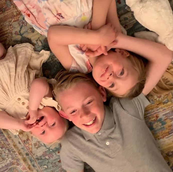 We love how close these three siblings are.