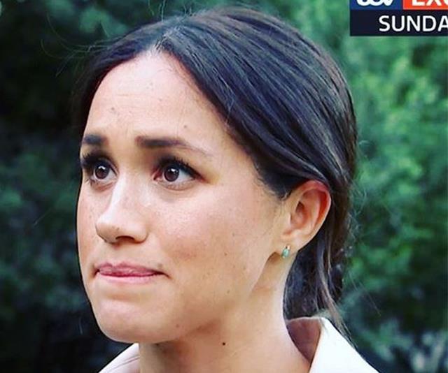 **October 2019: Prince Harry and Duchess Meghan's explosive documentary airs**
<br><br>
After a year of constant media backlash, despite being brand new parents to a baby son, Meghan and Harry had had enough. While they toured Africa, the pair [filmed a documentary](https://www.nowtolove.com.au/royals/british-royal-family/meghan-markle-prince-harry-documentary-59864|target="_blank") where they laid bare their struggles. Meghan's poignant admission to journalist Tom Bradby particularly struck a nerve: "I've really tried to adopt this British sensibility of a stiff upper lip... I've tried, I've really tried."
