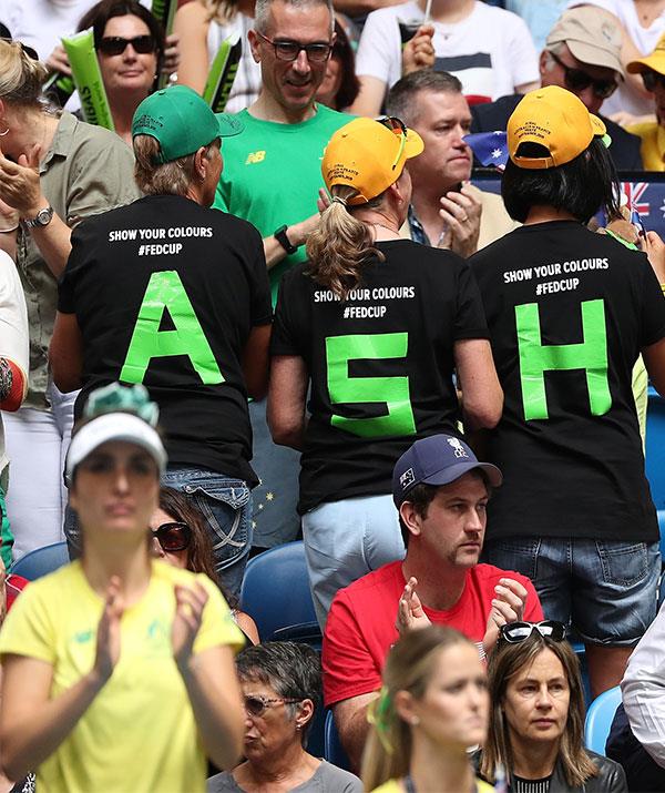 Support for Ash Barty has grown significantly since her tennis debut.