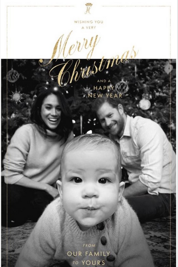 The official Sussex family Christmas card.