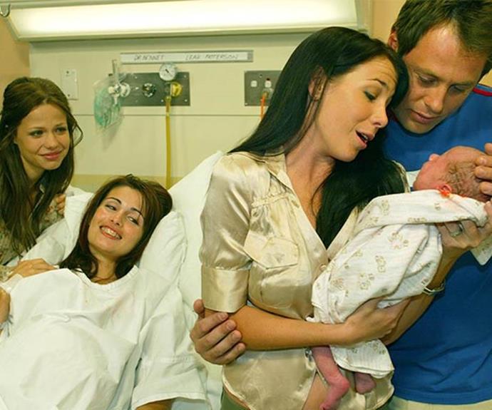 In one of the show's biggest storylines ever, Leah became a surrogate mother for Sally Fletcher. She gave birth to Pippa, and of course, the narrative didn't come without some mixed feelings from all parties involved. It works out in the end, and Sally and Pippa's mother-daughter relationship continued to warm our cold dead hearts as they weaved in and out of the show over the years.