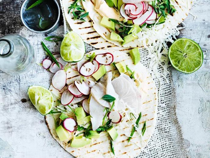 Fresh, citric and delicious: these [**kingfish ceviche tacos with pickled radish**](https://www.womensweeklyfood.com.au/recipes/kingfish-ceviche-tacos-with-pickled-radish-29403|target="_blank") will knock your partner's socks off.
