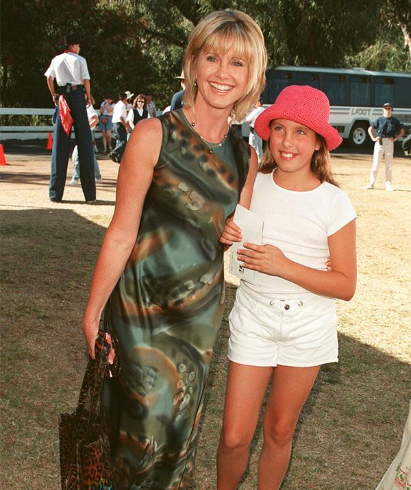 A baby-faced Chloe clung to her Mum's side at the 7th Annual Enviromental Media Awards in 1997 in California.