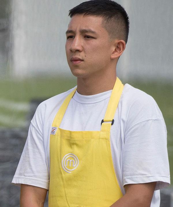 **Brendan Pang, season 10, 2018**
<br><br>
Fan favourite Brendan Pang is back in the kitchen, and after being eliminated twice in season 10, he knows what it takes to avoid the feared black apron this time around.