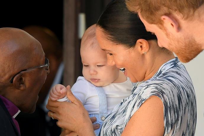 Harry and Meghan have reportedly left Archie back in Canada while they complete their final royal duties in the UK.