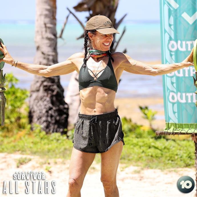Jacqui has been dominating on *Survivor: All Stars*.