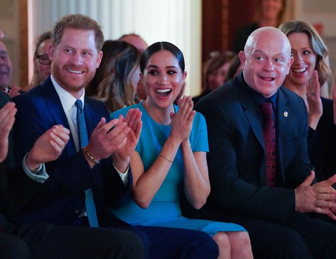 Harry and Meghan have hosted a farewell lunch with their departing staff.
