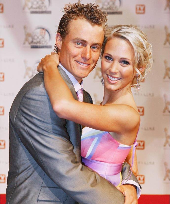 At the 2006 Logies, the newly married couple's smiles were as bright as Bec's hair.